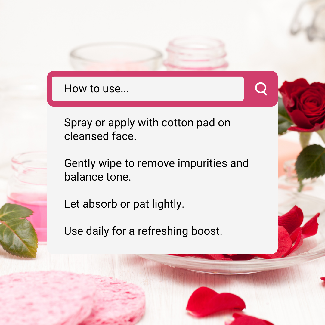 Rosy Mist Face Cleanser and Toner