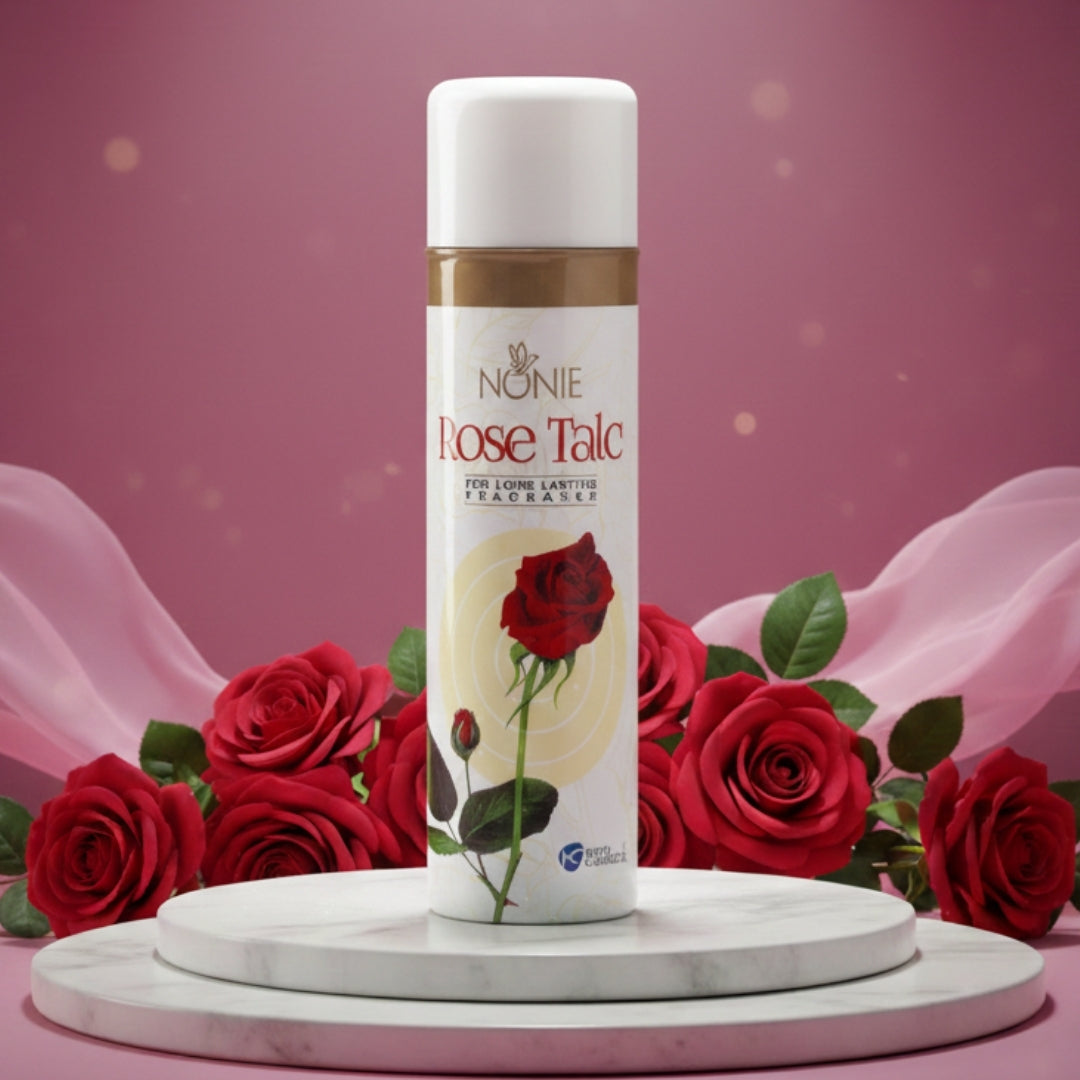 Rose Talc Long Lasting Fragrance